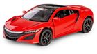 Daffi, RMZ City, Honda NSX 2017, pojazd, model metalowy, czerwony, 1:32