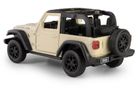 Daffi, RMZ City, Jeep Wrangler Rubicon 2021, Convertible, pojazd, model metalowy, beżowy, 1:35