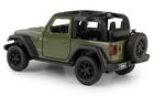 Daffi, RMZ City, Jeep Wrangler Rubicon 2021, Convertible, pojazd, model metalowy, zielony, 1:35