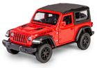 Daffi, RMZ City, Jeep Wrangler Rubicon 2021 Soft Top, pojazd, model metalowy, czerwony, 1:32