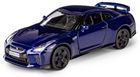 Daffi, RMZ City, Nissan GT-R R35 2017, pojazd, model metalowy, niebieski, 1:38