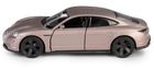 Daffi, RMZ City, Porsche Taycan Turbo S 2020, pojazd, model metalowy, różowy, 1:40