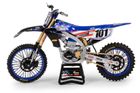 Daffi, Yamaha YZ450 Motocross of Nations Bike 2022 Eli Tomac, motocykl, model metalowy, 1:12