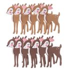 Dalprint, naklejki 3D z pianki, jelonki, 10 szt.