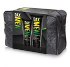 Dax, Men, zestaw prezentowy: żel do mycia twarzy ciała i włosów 3w1, 180 ml + kojący balsam po goleniu, 100 ml + kosmetyczka