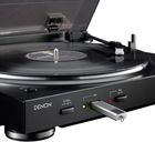 Denon, DP-200USB, gramofon, czarny