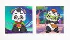 Diamond Dotz by number, diamentowa mozaika, Panda time, 2 obrazki