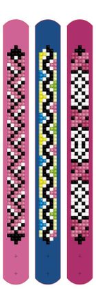 Diamond Dotz, diamentowa mozaika, Evening glow, bransoletki