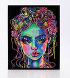 Diamond Dotz, diamentowa mozaika, flokowana, Neon girl