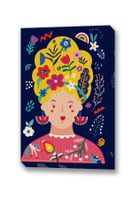 Diamond Dotz, diamentowa mozaika, Floral girl