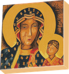 Diamond Dotz, diamentowa mozaika, religijna, Matka Boska Częstochowska