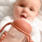 Difrax, kubek niekapek z miękkim ustnikiem, różowy, 6m+, 250 ml