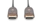 Digitus, kabel, displayport, 1.4, hybrydowy, czarny, 10m