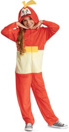 Disguise, Pokemon, Fuecoco, strój karnawałowy, kigurumi, pomarańczowe, 127-136 cm, 7-8 lat