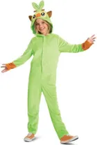Disguise, Pokemon, Grookey, strój karnawałowy, kigurumi, zielone, 127-136 cm, 7-8 lat