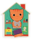 Djeco, Kot, puzzle, 3 elementy