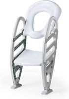 Dolu, nakładka na sedes z drabinką, szara