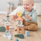 Done By Deer, Deer Friends, klocki drewniane, 34 szt.