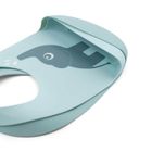 Done By Deer, Elphee, śliniak silikonowy, blue, 2 szt.