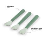 Done By Deer, Foodie, Easy-grip, łyżeczki dla niemowląt, green, 3 szt.