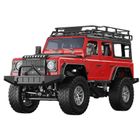 Double E, Land Rover Defender 90 pojazd terenowy zdalnie sterowany, 1:14, czerwony