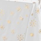 Douceur D'intérieur, Astrelia, obrus prostokątny, złote zdobienie, 140-240 cm