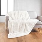 Douceur D'intérieur, Natural, pluszowy koc ze sztucznego futra