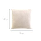 Douceur D'intérieur, poduszka z dekoracyjną poszewką, 40-40 cm