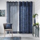 Douceur d'intérieur, zasłona do salonu, Liophee, granatowa, 140-260 cm