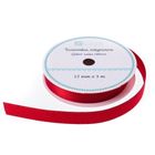 DP Craft, tasiemka satynowa z brokatem, czerwona, 3m