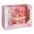 Dreamy, króliczek w lodziarni, zestaw z figurką