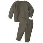 Dres chłopięcy, zielony, Puma Minicats Essentials Jogger