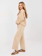 Dres damski, beżowy, Italy Moda