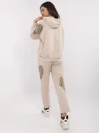 Dres damski, beżowy, Italy Moda