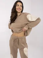 Dres damski, beżowy, Italy Moda