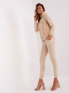 Dres damski, welurowy, beżowy, Relevance