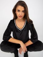 Dres damski, welurowy, czarny, Relevance