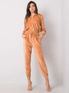 Dres damski, welurowy, pomarańczowy, May By Shining Star