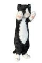 Dubi, Kot stojący, maskotka, czarno-biały, 25 cm