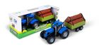 Dumel, Agro Pojazdy, traktor z przyczepą, niebieski