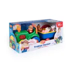 Dumel Discovery, Traktor Farmer, interaktywny pojazd rolniczy z przyczepą i figurkami zwierząt