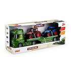 Dumel, Flora miejska, Transport rolniczy, tir laweta z traktorami, 2 szt.