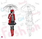 Dziewczyny do kolorowania. Fashionista