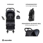 Easywalker, Buggy XS, wózek spacerowy, Melange Grey