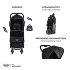 Easywalker, Mini, Buggy XS, wózek spacerowy, Oxford Black