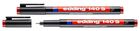 Edding, marker niezmywalny do folii, foliopis 0,3 mm, 140 s, czerwony