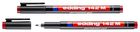 Edding, marker niezmywalny do folii, foliopis 1 mm Edding 142 m, czerwony