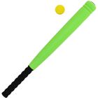 Eddy Toys, kij do baseballa z piłką soft, zielony, 54cm