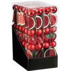 Edelman, bombki dekoracyjne plastikowe, truskawka i arbuz, 7 szt.