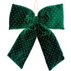 Edelman, Mica, kokarda dekoracyjna, zielona, 39-50 cm